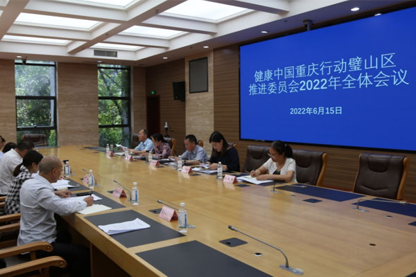 會議現場。璧山區衛生健康委供圖