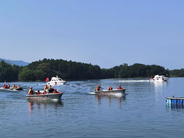 演練現場。大足區委宣傳部供圖
