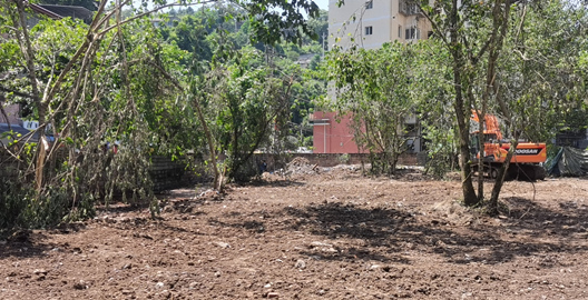 姜家鎮原鐵業社旁臟亂區域整治后。巴南區姜家鎮供圖