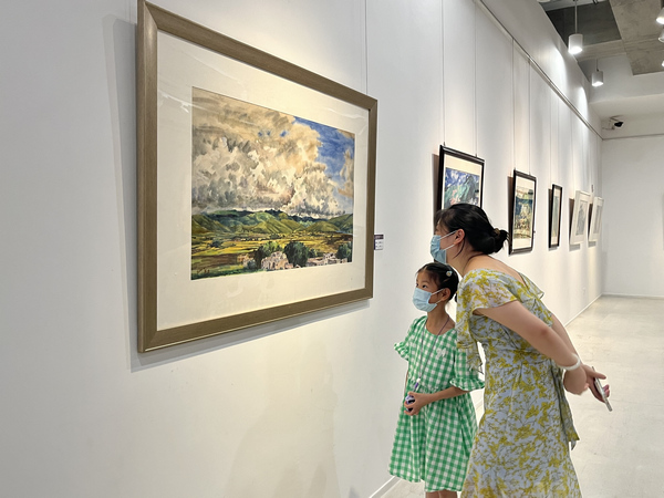 畫展現場。王琦美術博物館供圖