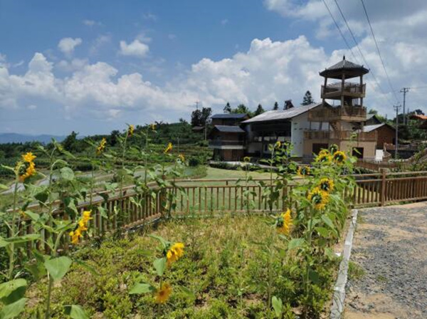 橋頭鎮人居環境示范點梨家灣。李文萍攝