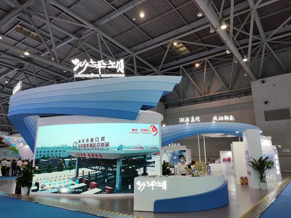 沙坪壩區展廳。林霞攝