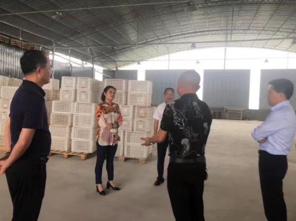 走訪民營企業。潼南區委統戰部供圖