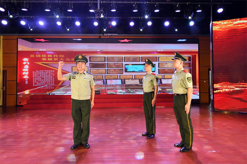 情景劇《永遠的傳承》。郭傳武攝