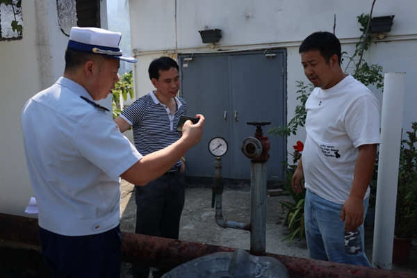 督查現場。彭水縣消防救援大隊供圖