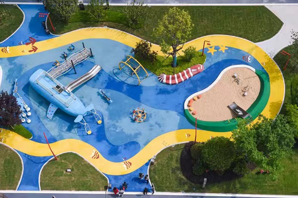 海成·南濱上院F2組團交付實景圖。海成集團供圖