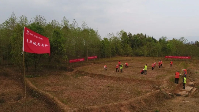 皇華城考古勘探發掘現場。重慶市文物考古研究院供圖