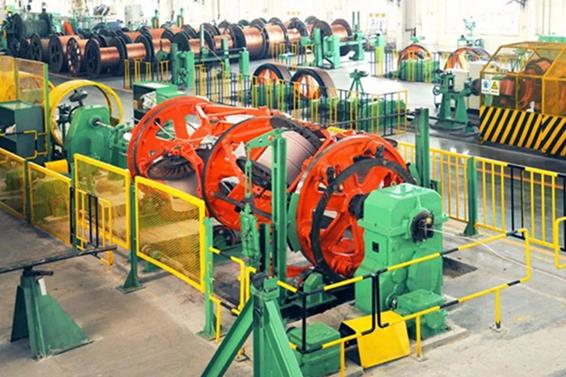 鴿牌公司電纜生產車間。重慶機電集團供圖