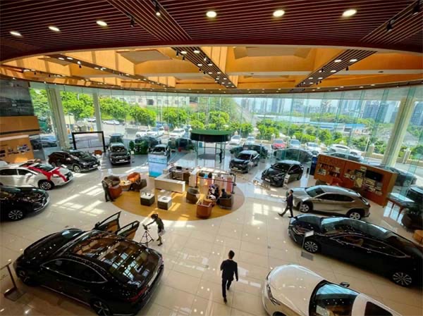 展示區。重慶市汽車商業協會供圖