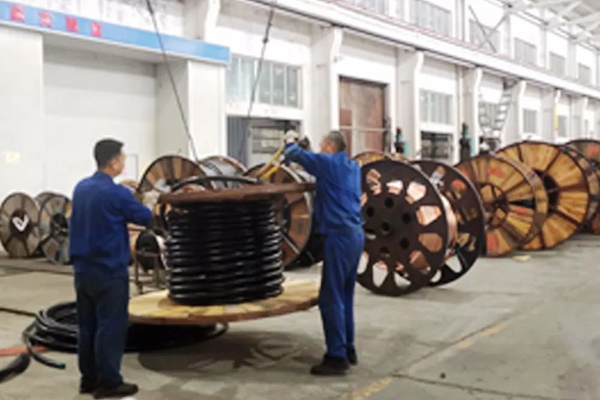 在鴿牌公司，生產現場緊張有序，確保重點產品按期實現交付。重慶機電集團供圖