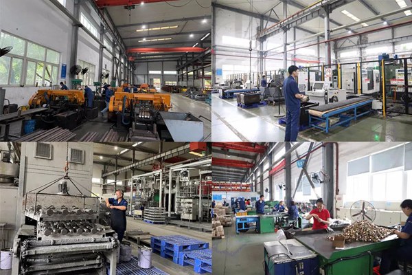 重標公司各個工序開足馬力搶抓生產，全力以赴生產三一重工、東方電氣、哈電集團等重點客戶急需產品。重慶機電集團供圖