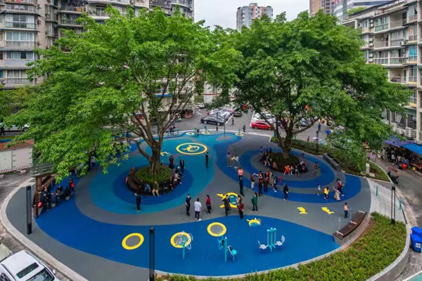 龍湖集團支持重慶城鎮老舊小區改造合川項目。龍湖集團供圖