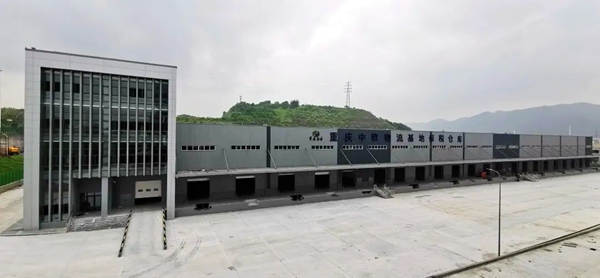 重慶中歐物流基地保稅倉庫。重慶交運集團供圖