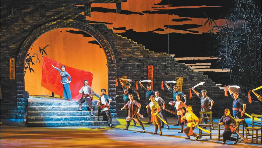 9月11日，由重慶市川劇院創排的川劇《江姐》在重慶川劇藝術中心上演。記者 齊嵐森 攝/視覺重慶