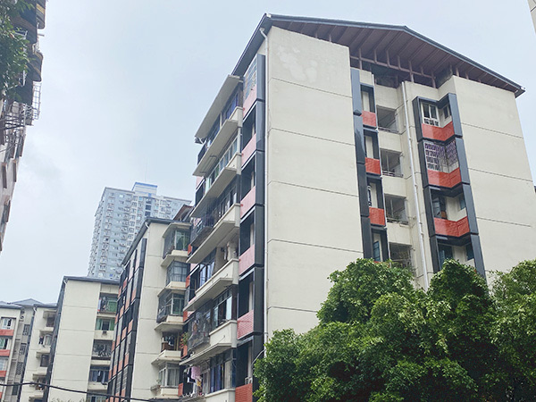 團圓堡片區老舊小區改造后。唐鑫 攝