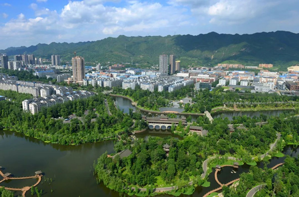 璧山鳥瞰圖。璧山區委宣傳部供圖