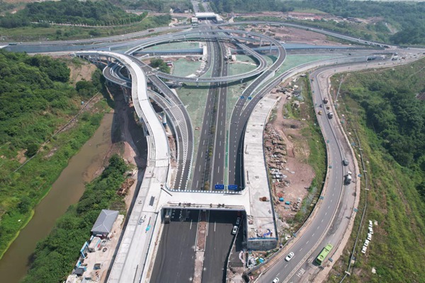 通江立交。重慶城發公司供圖