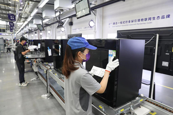 這座智慧工廠預計最高產能100萬臺。李文科攝