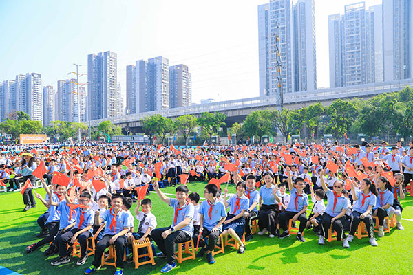 活動現場。魯能巴蜀小學供圖