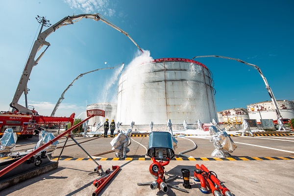 演練現場。重慶市消防救援總隊供圖