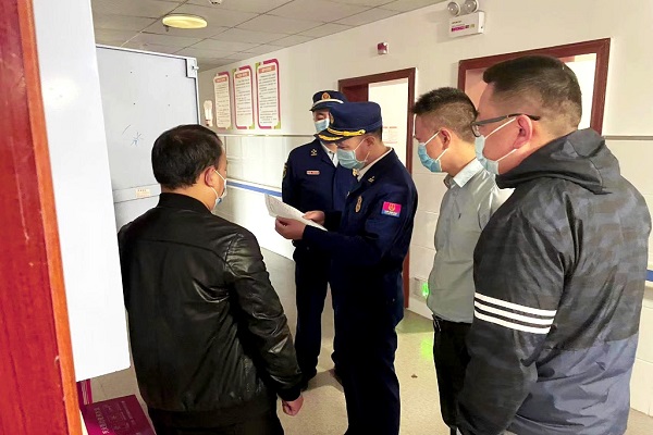 檢查現場。永川區消防救援支隊供圖