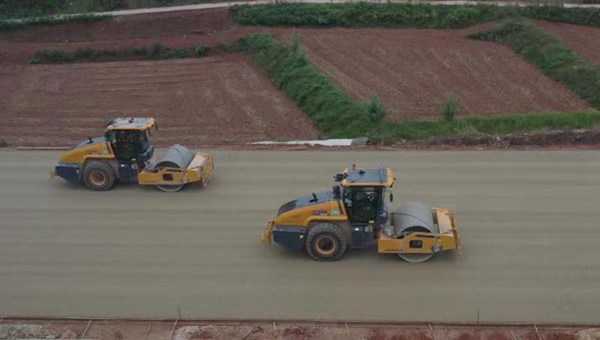 施工現場。銅梁區委宣傳部供圖