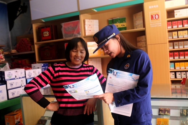 宣傳現場。奉節縣消防救援大隊供圖