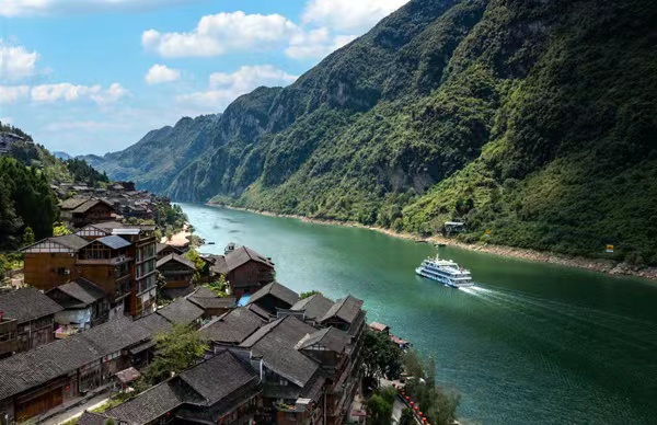 烏江畫廊 。酉陽旅投供圖