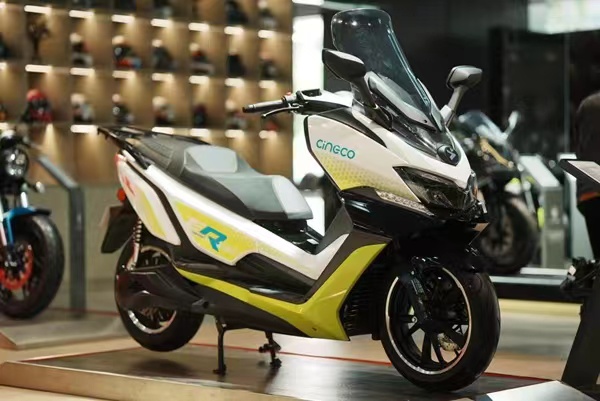 氫能源摩托車E-RT3。宗申集團供圖
