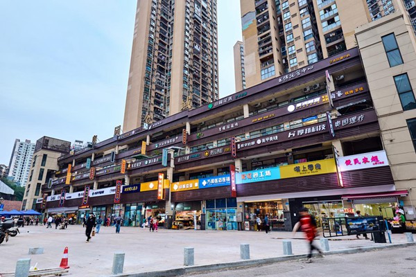 石楊路沿線部分改造后。九龍城市更新公司供圖