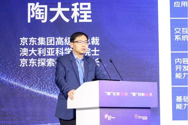 京東集團高級副總裁、京東探索研究院院長、澳大利亞科學院院士陶大程。京東科技供圖