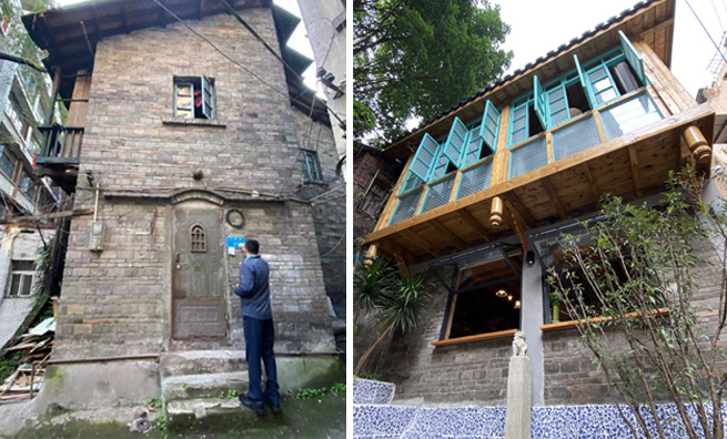 老宅翻新后重新煥發生機。受訪者供圖