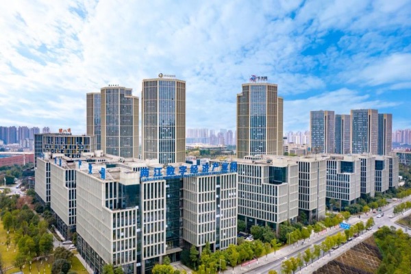 兩江數字經濟產業園。藍天攝