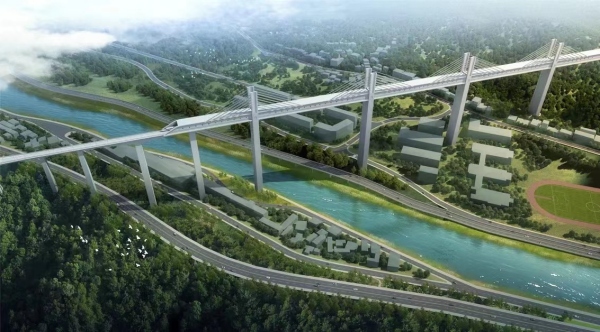 西渝高鐵效果圖。中國鐵路成都局集團有限公司供圖