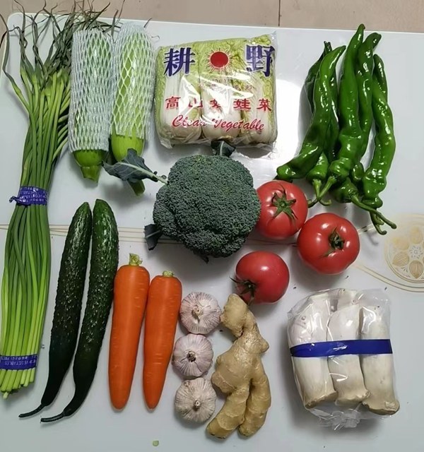 蔬菜包。銅梁區供銷合作社供圖