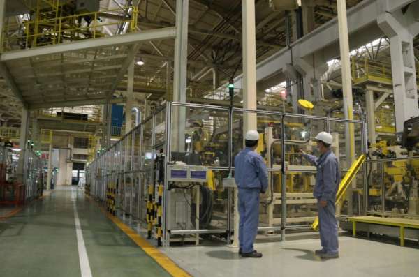 生產現場。慶鈴集團供圖