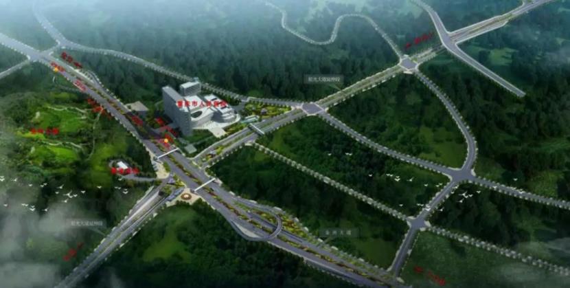 金星節點工程效果圖。渝高公司供圖