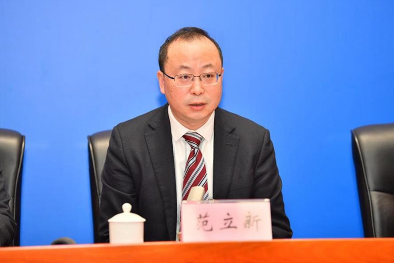 范立新介紹相關情況。王加喜攝