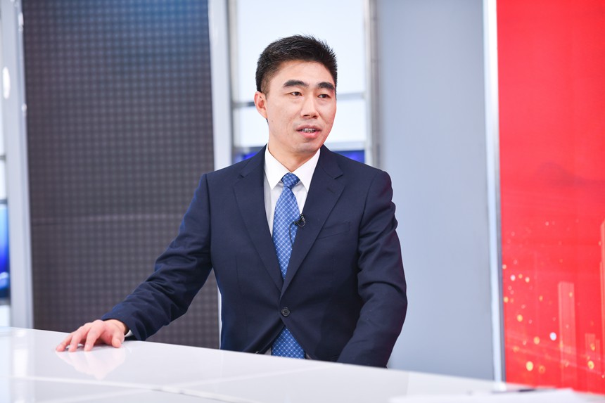 訪談現場。鄒樂攝