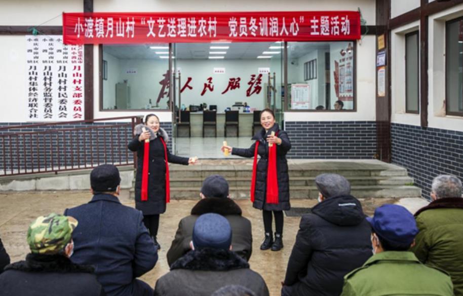 快板表演現場。潼南區委宣傳部供圖