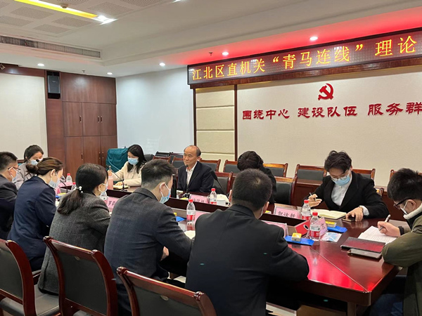 “青馬連線”青年理論學習分享會現場。蔣海濤攝