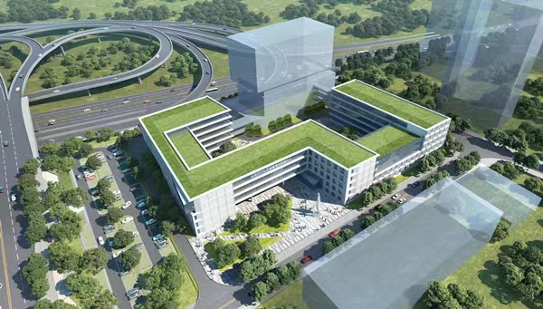 江北區疾控綜合服務中心江北新城社區衛生服務中心項目效果圖。江北區委宣傳部供圖