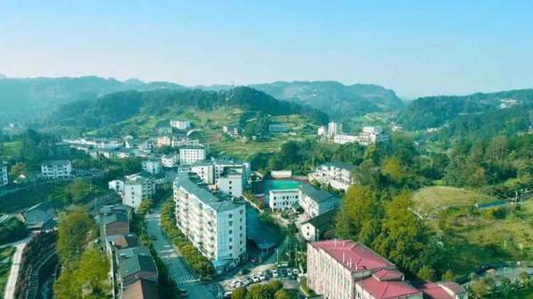 石灘鎮新風貌。石灘鎮供圖