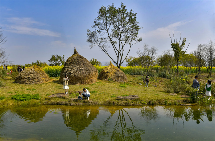 廣陽島成為市民周末親近自然、休閑游玩的好出去。崔景印攝