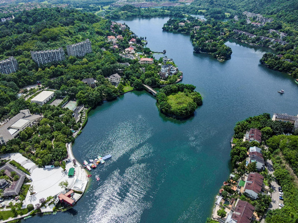 休閑度假好去處。重慶高新區公共服務局供圖