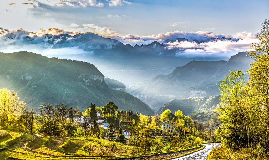 南川區德隆鎮隆興村民居。瞿明斌攝