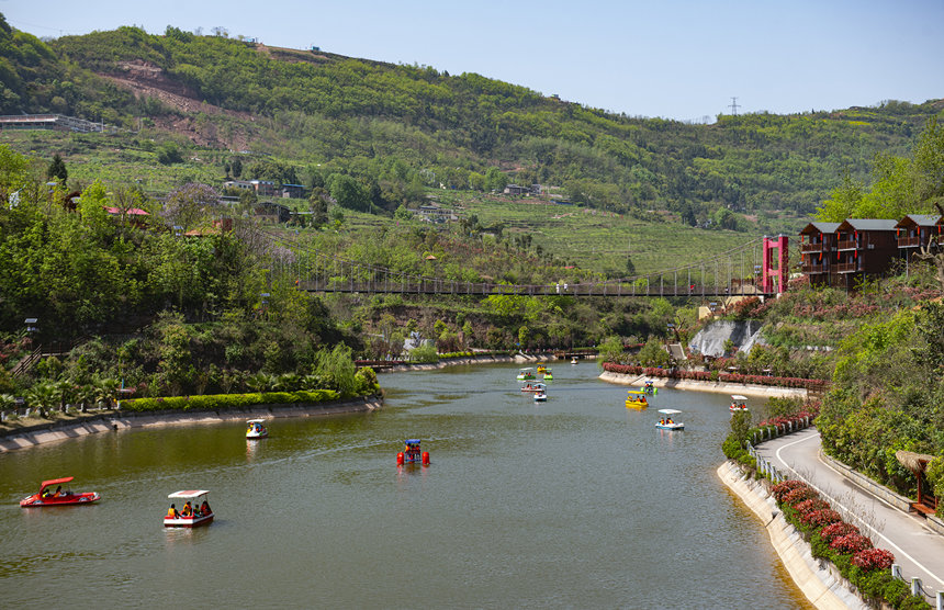 安瀾谷一角。冉孟軍攝