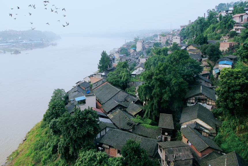 江津白沙鎮。 江津區委宣傳部供圖