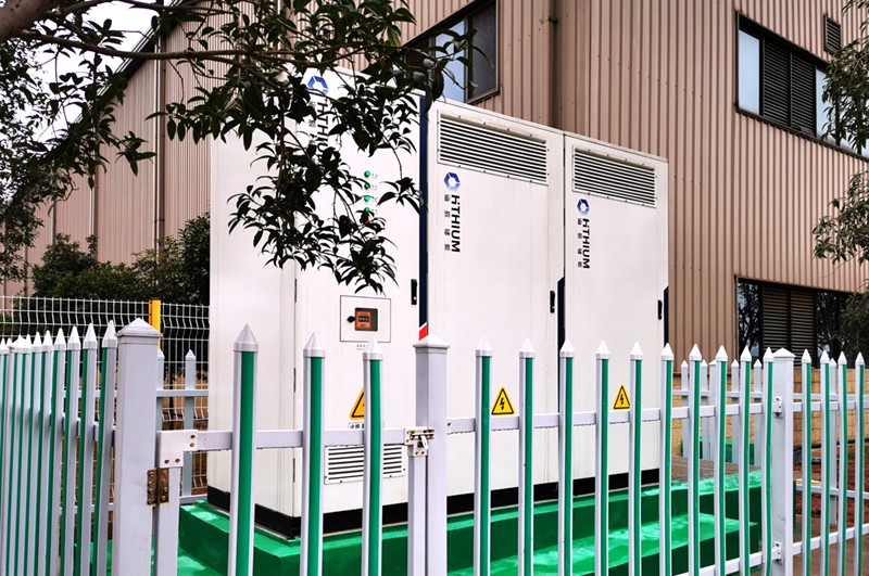 海辰儲能為企業提供的儲電設備。黃亞輝攝