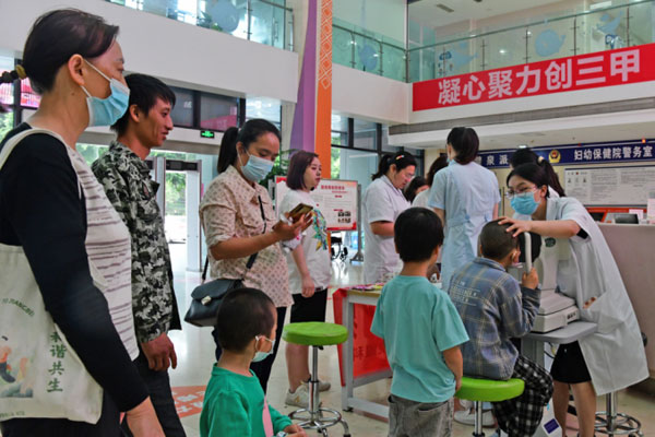 活動現場。璧山婦幼保健院供圖